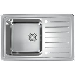 Alveus Galeo 20 zlewozmywak stalowy 79x50 cm satyna 1128553