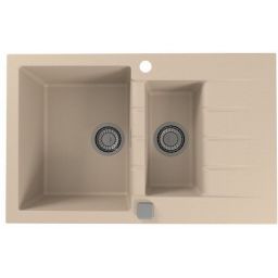 Alveus Cadit 70 zlewozmywak 79x50 cm Granital piaskowy 1131358