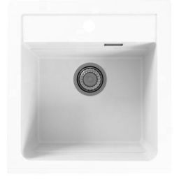 Alveus Atrox 20 zlewozmywak granitowy 50x47 cm biały 1131986