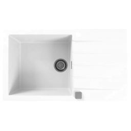 Alveus Cadit 40 zlewozmywak 86x50 cm Granital biały 1132027