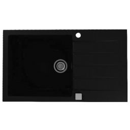 Alveus Cadit 40 zlewozmywak 86x50 cm Granital czarny 1132031