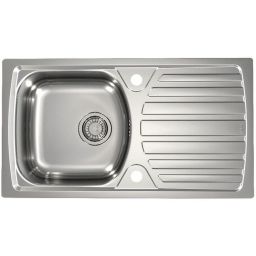 Outlet - Alveus Basic 170 zlewozmywak stalowy 78x43,5 cm satyna 1136539