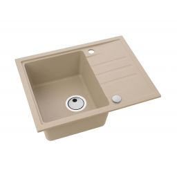 Alveus Intermezzo 30 zlewozmywak granitowy 62x48 cm 1-komorowy beżowy 1303055