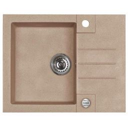 Alveus Rock 30 zlewozmywak 1-komorowy 59,5x47,5 cm Granital Plus pebble-G02M 4213002