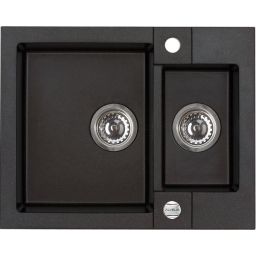 Alveus Rock 80 zlewozmywak 1,5-komorowy 59,5x47,5 cm Granital Plus twilight-G05M 4218005