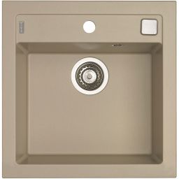 Alveus Formic zlewozmywak granitowy 52x51 cm beżowy 4402002