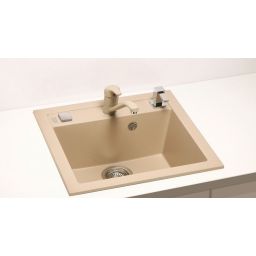 Alveus Formic zlewozmywak granitowy 52x51 cm beżowy 4402055