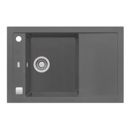 Alveus Formic zlewozmywak granitowy 76x50 cm szary/grafitowy/onyx 4403004