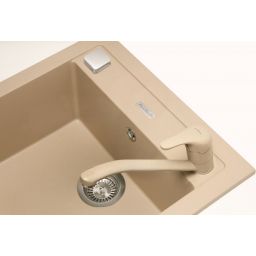 Alveus Formic zlewozmywak granitowy 76x50 cm beżowy 4403055