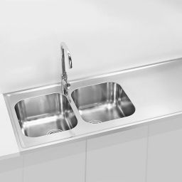 Alveus Classic Pro 110 zlewozmywak stalowy 140x60 cm satyna 1132129