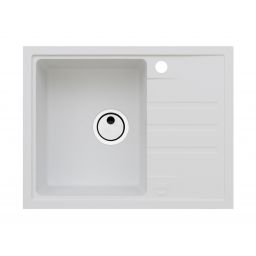 Alveus Intermezzo 30 zlewozmywak granitowy 62x48 cm 1-komorowy biały 1303011