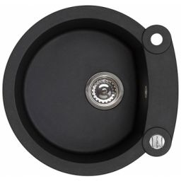 Alveus Roll 10 zlewozmywak granitowy czarny 1211091