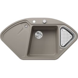 Blanco Delta II zlewozmywak 105,7x57,5 cm z Silgranit tartufo 523666