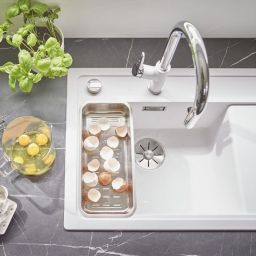 Blanco Zenar XL 6 S zlewozmywak 100x51 cm z Silgranit PuraDur lewy biały 524001