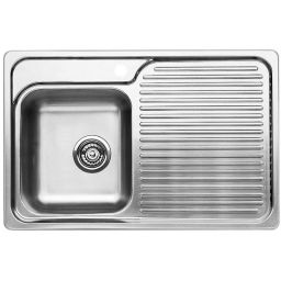 Blanco Classic 40 S zlewozmywak stalowy 78x51 cm lewy stal polerowana 511125