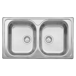 Blanco Tipo 8 zlewozmywak stalowy 86x50 cm stal mat 511924