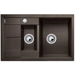 Blanco Metra 6 S Compact zlewozmywak 78x50 cm z Silgranit PuraDur kawowy 515044