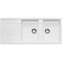 Blanco Zia 8 S zlewozmywak 116x50 cm z Silgranit PuraDur biały 515597