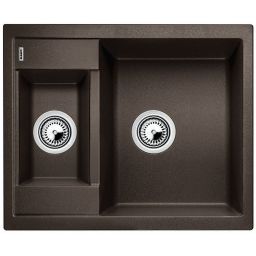 Blanco Metra 6 zlewozmywak 61,5x50 cm z Silgranit PuraDur kawowy 516180