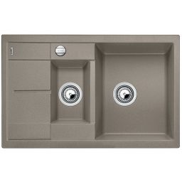 Blanco Metra 6 S Compact zlewozmywak 78x50 cm z Silgranit PuraDur tartufo 517353