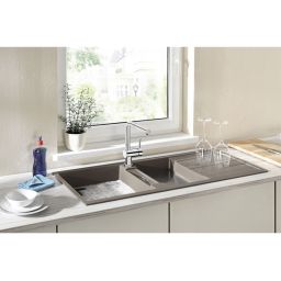 Blanco Metra 8 S zlewozmywak 116x50 cm z Silgranit PuraDur szarość skały 518884