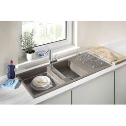 Blanco Metra 8 S zlewozmywak 116x50 cm z Silgranit PuraDur szarość skały 518884