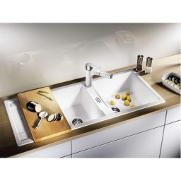 Blanco Metra 8 S zlewozmywak 116x50 cm z Silgranit PuraDur szarość skały 518884