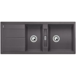 Blanco Metra 8 S zlewozmywak 116x50 cm z Silgranit PuraDur szarość skały 518884