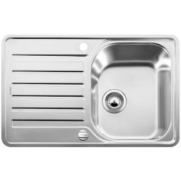 Blanco Lantos 45 S-IF Compact zlewozmywak stalowy 76,8 x48,8 cm stal szczotkowana 519059