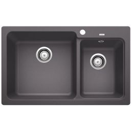 Blanco Naya 8 zlewozmywak 81,5x50 cm z Silgranit PuraDur szarość skały 519647