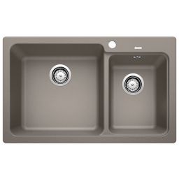 Blanco Naya 8 zlewozmywak 81,5x50 cm z Silgranit PuraDur tartufo 519652