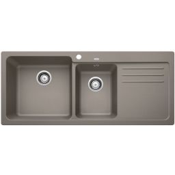 Blanco Naya 8 S zlewozmywak 116x50 cm z Silgranit PuraDur tartufo 519660