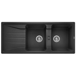 Blanco Sona 8 S zlewozmywak 116x50 cm z Silgranit PuraDur antracyt 519698