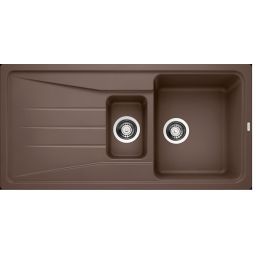 Blanco Sona 6 S zlewozmywak 100x50 cm z Silgranit PuraDur kawowy 519859