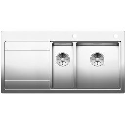 Blanco Divon II 6 S-IF zlewozmywak stalowy 100x51 cm prawy stal polerowana 521662