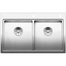 Blanco Divon II 8-IF zlewozmywak stalowy 86x51 cm stal polerowana 521663