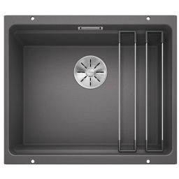 Blanco Etagon 500-U zlewozmywak granitowy 53x46 cm szary 522228