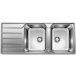 Blanco Lemis 8 S-IF zlewozmywak stalowy 116x50 cm stal szczotkowana 523037
