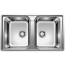 Outlet - Blanco Lemis 8-IF zlewozmywak stalowy 86x50 cm stal szczotkowana 523039