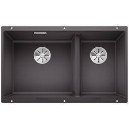 Blanco Subline 430/270-U zlewozmywak granitowy 72,5x40 cm szary/grafitowy/onyx 523152