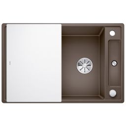 Blanco Axia III 45 S zlewozmywak 78x51 cm z Silgranit PuraDur ze szklaną deską kawowy 523192