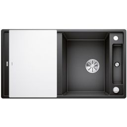 Blanco Axia III 5 S zlewozmywak 91,5x51 cm z Silgranit PuraDur ze szklaną deską antracyt 523215