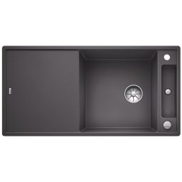 Blanco Axia III XL 6 S zlewozmywak 100x51 cm z Silgranit PuraDur ze szklaną deską szarość skały 523511