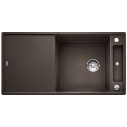 Blanco Axia III XL 6 S zlewozmywak 100x51 cm z Silgranit PuraDur ze szklaną deską kawowy 523519