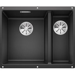 Blanco Subline 340/160-U zlewozmywak granitowy 52,5x40 cm antracyt 523548