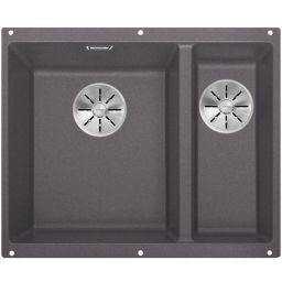 Blanco Subline 340/160-U zlewozmywak granitowy 52,5x40 cm szary/grafitowy/onyx 523549