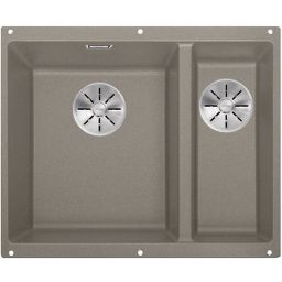 Blanco Subline 340/160-U zlewozmywak granitowy 52,5x40 cm szary/grafitowy/onyx 523556