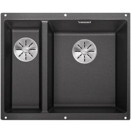 Blanco Subline 340/160-U zlewozmywak granitowy 52,5x40 cm antracyt 523558