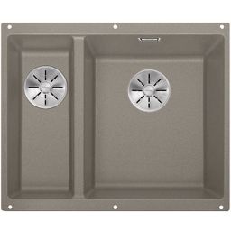 Blanco Subline 340/160-U zlewozmywak granitowy 52,5x40 cm szary/grafitowy/onyx 523565