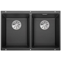 Blanco Subline 350/350-U zlewozmywak granitowy 70,5x40 cm antracyt 523574